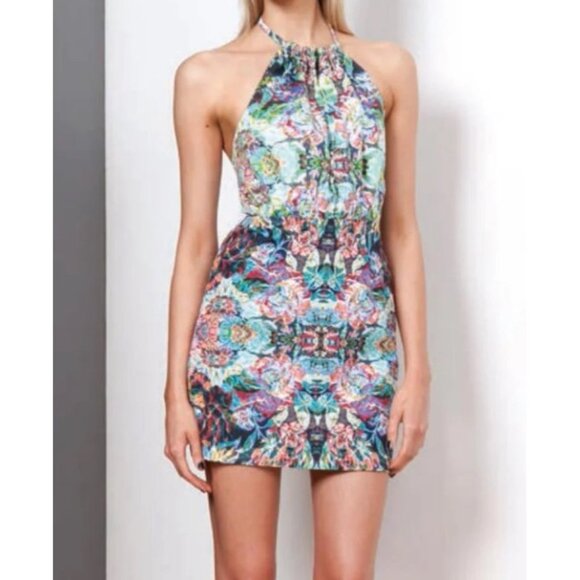 Revolve Keepsake Like Rain Dress in Wildfire floral mini boho sz L - Picture 1 of 7